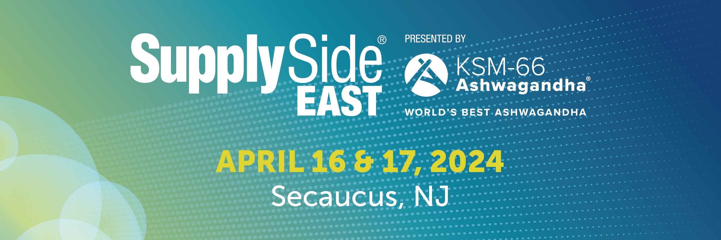 Join us at SupplySide East!